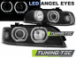 Preview: LED Angel Eyes Scheinwerfer für BMW 5er E39 95-03 Lim./Touring Schwarz